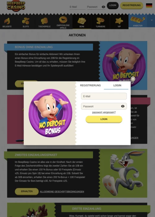 Express Login Beep Beep Casino<